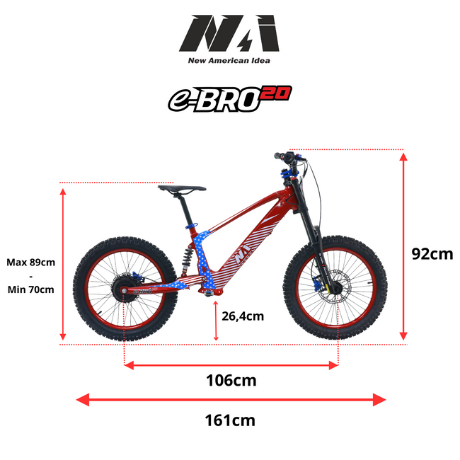 NAI e-BRO 20 electric motorcycle model 2025