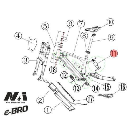 11. NAI Fastace Dämpfer e-BRO