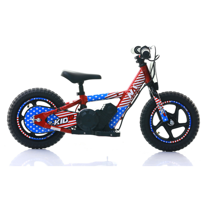 NAI e-KID 12 Kindermotorrad, 12" Räder mit Seitenrädern