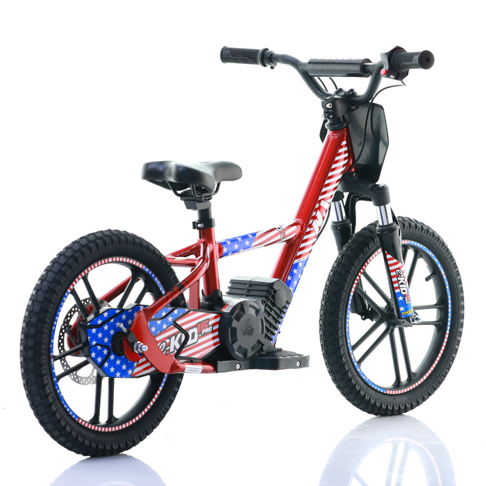 NAI e-KID 16 PRO motocykl elektryczny balansowy dla dzieci, koła 16" z E-ABS
