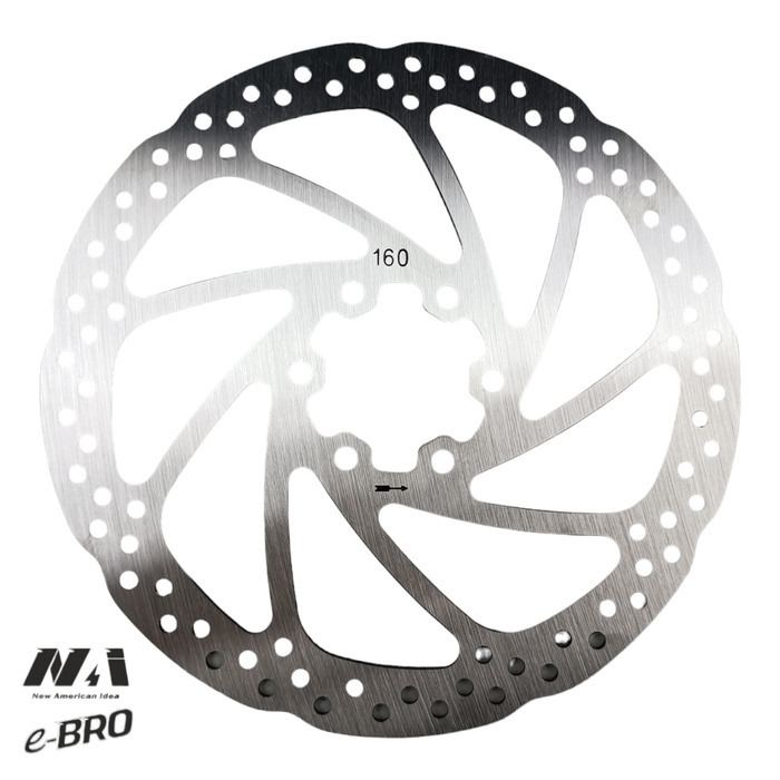 3. NAI blauer vorderer Scheibenbremssatz e-BRO