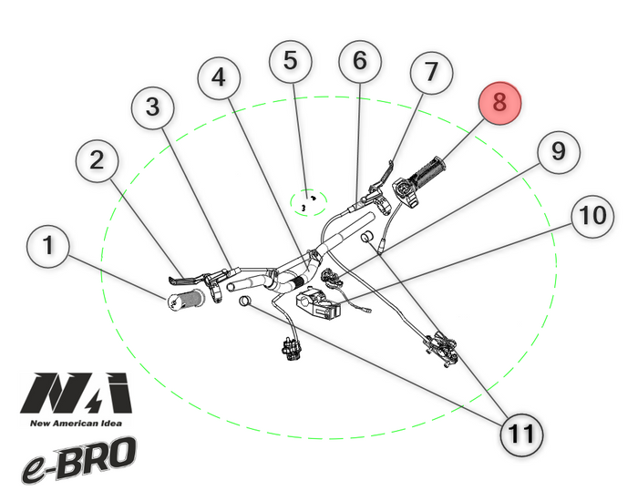 8. NAI  multifunction shifter e-BRO