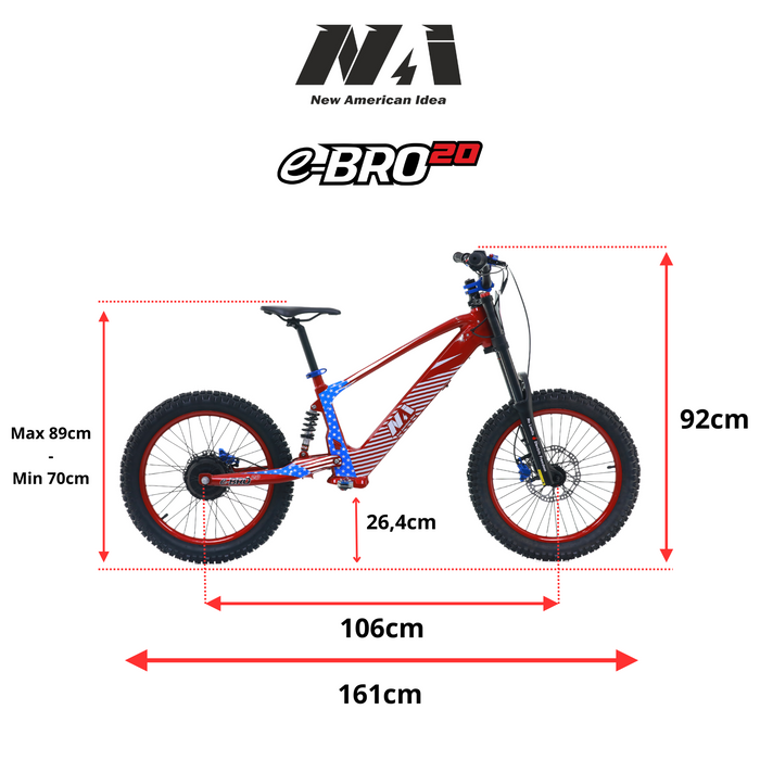 NAI e-BRO 20 motocykl elektryczny model 2025