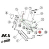 15. NAI swingarm mounting bolt with washers e-BRO