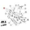 4. NAI front number plate e-BRO+ screew